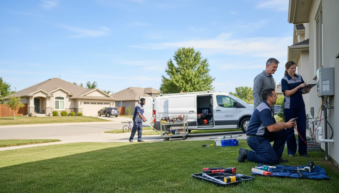Tankless water heater service in Iowa Park, TX